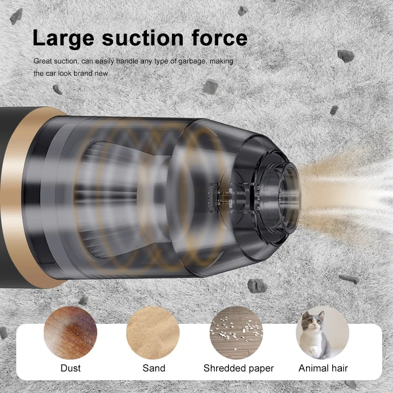 Portable Handheld Car Vacuum Cleaner