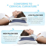 Ergonomic Contour Memory Foam Cervical Pillow